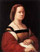 RAFFAELLO Sanzio Portrait of a Woman (La Donna Gravida) drty Spain oil painting artist